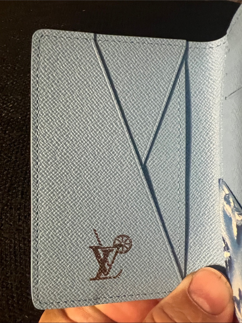 Louis Vuitton Blue Monogram Card & Key Holder. Brand New. - Picture 4 of 8